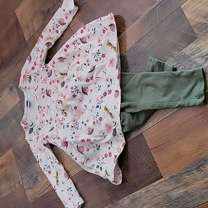 Dress and leggins old navy 18-24
